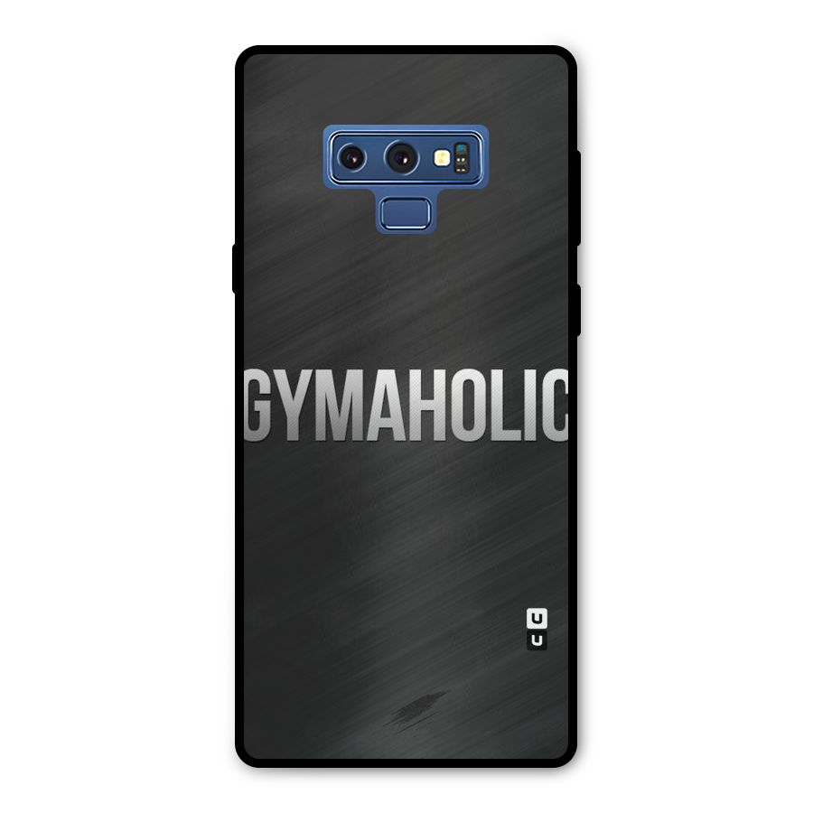 Gymaholic Metal Back Case for Galaxy Note 9
