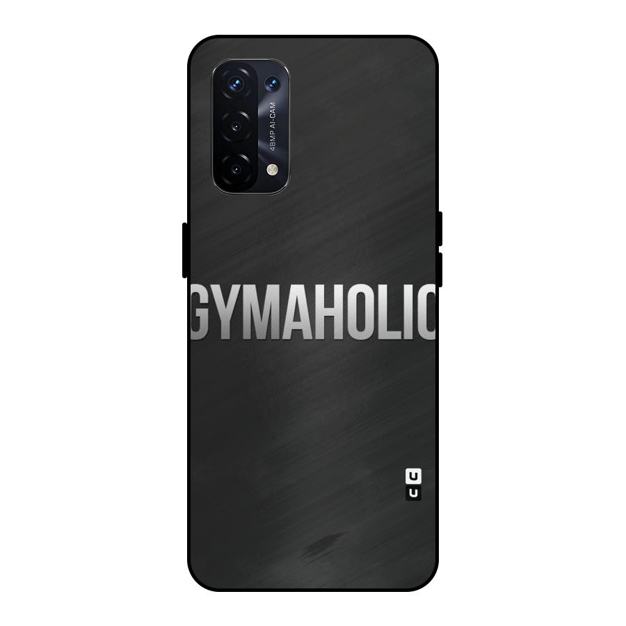 Gymaholic Metal Back Case for Oppo A74 5G