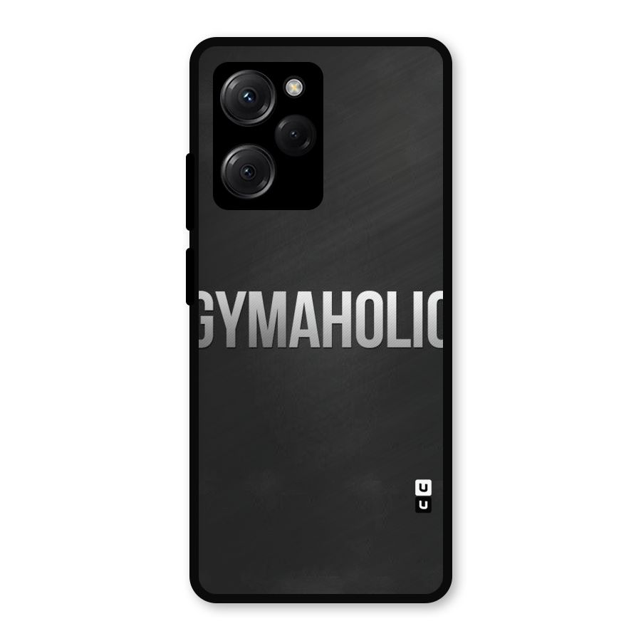 Gymaholic Metal Back Case for Poco X5 Pro