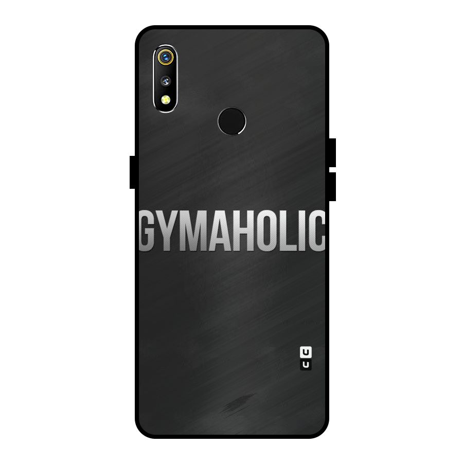 Gymaholic Metal Back Case for Realme 3
