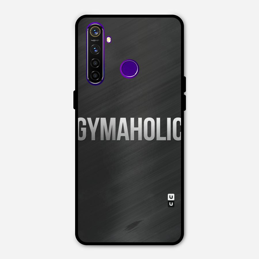 Gymaholic Metal Back Case for Realme 5 Pro