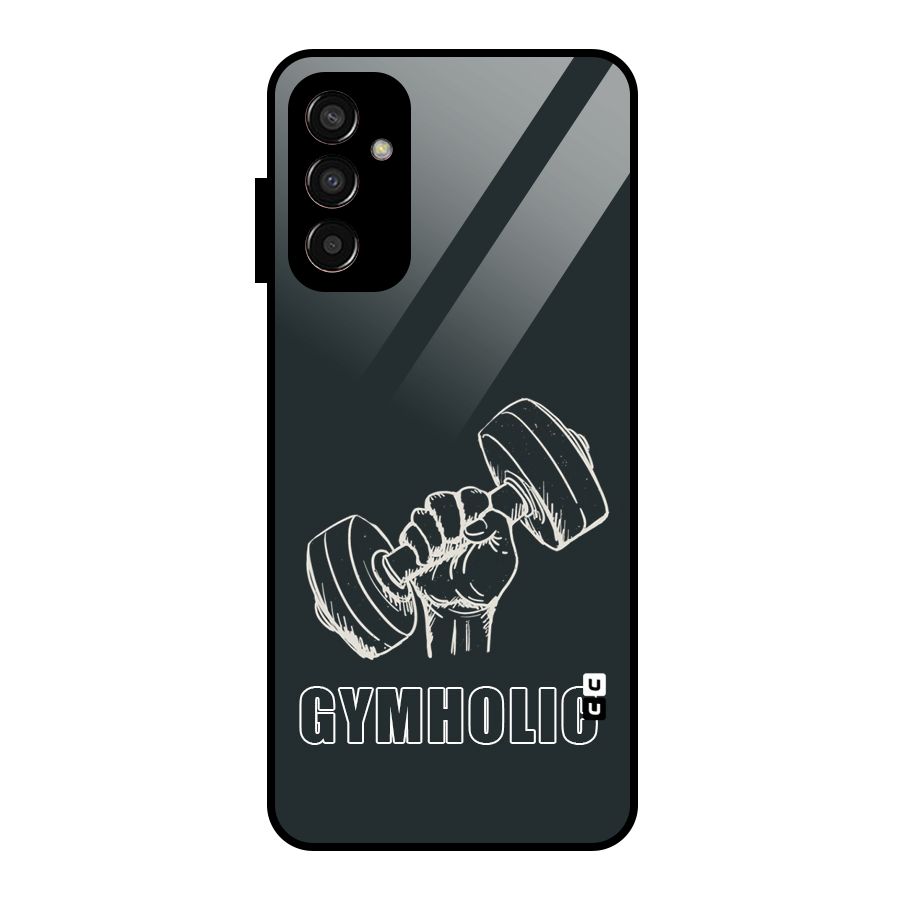 Gymholic Design Glass Back Case for Galaxy F13