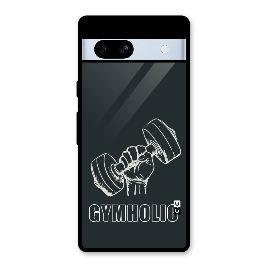 Gymholic Design Glass Back Case for Google Pixel 7a