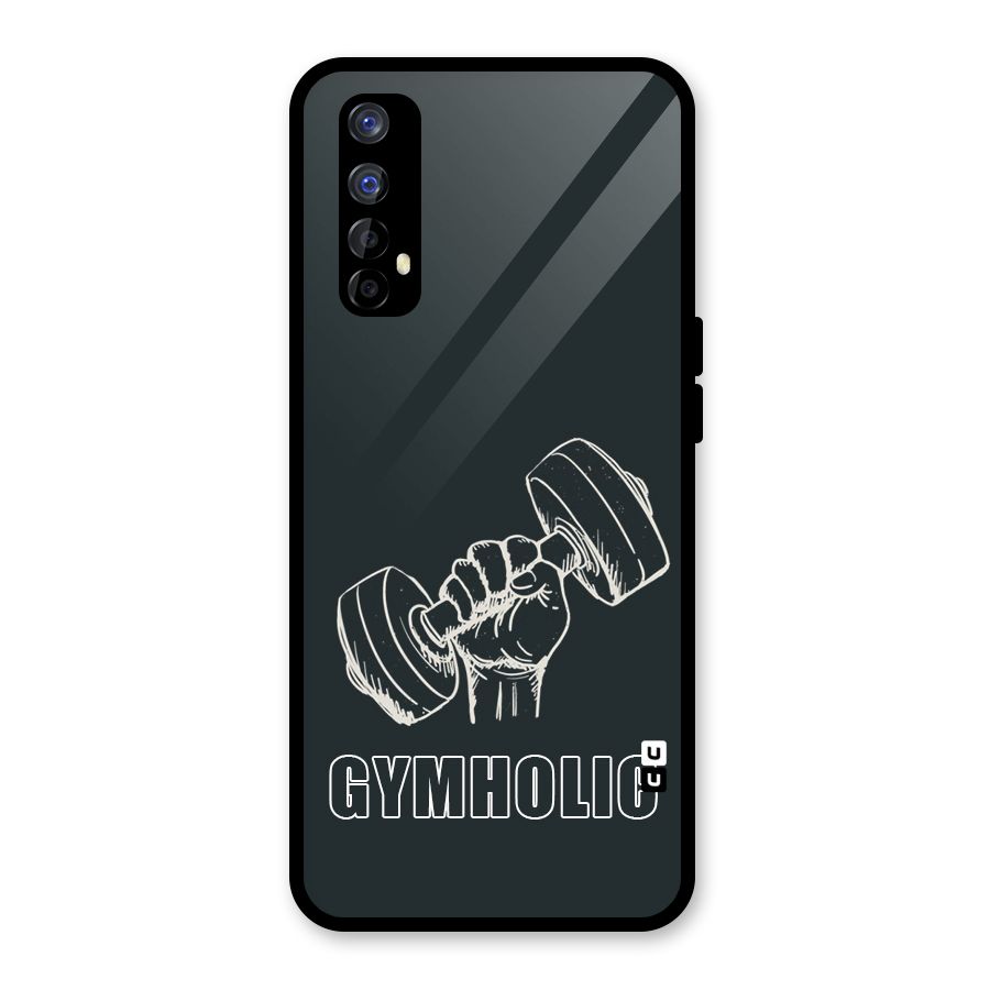Gymholic Design Glass Back Case for Realme Narzo 20 Pro