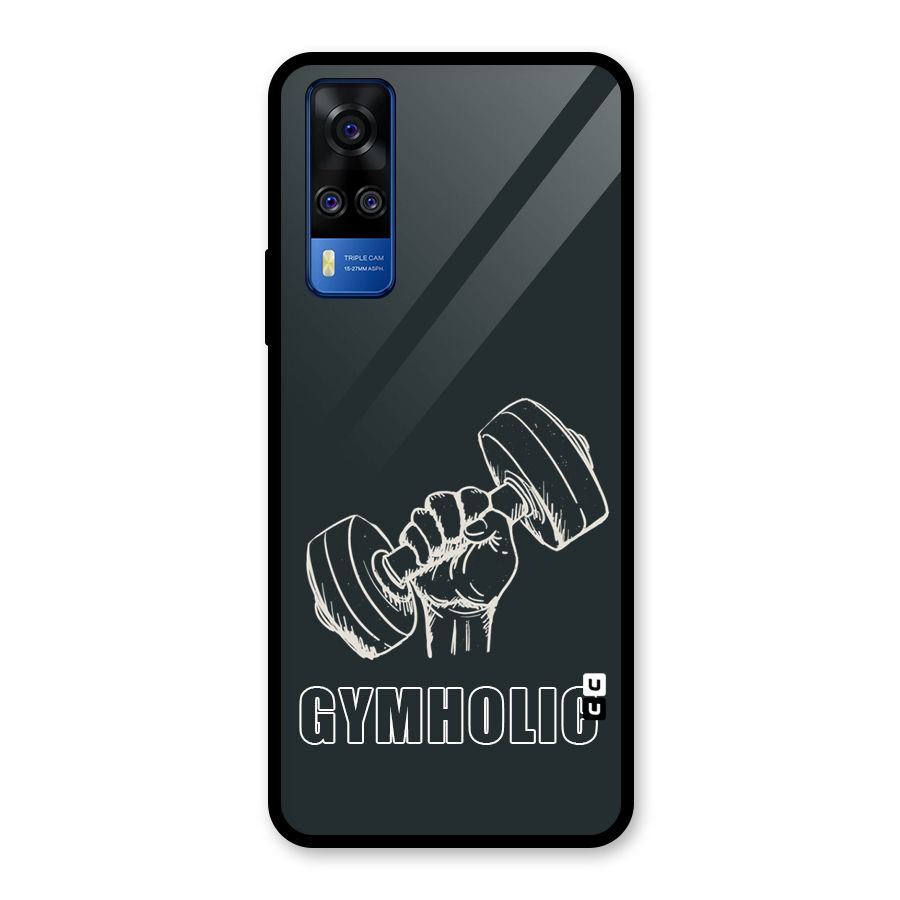 Gymholic Design Glass Back Case for Vivo Y31