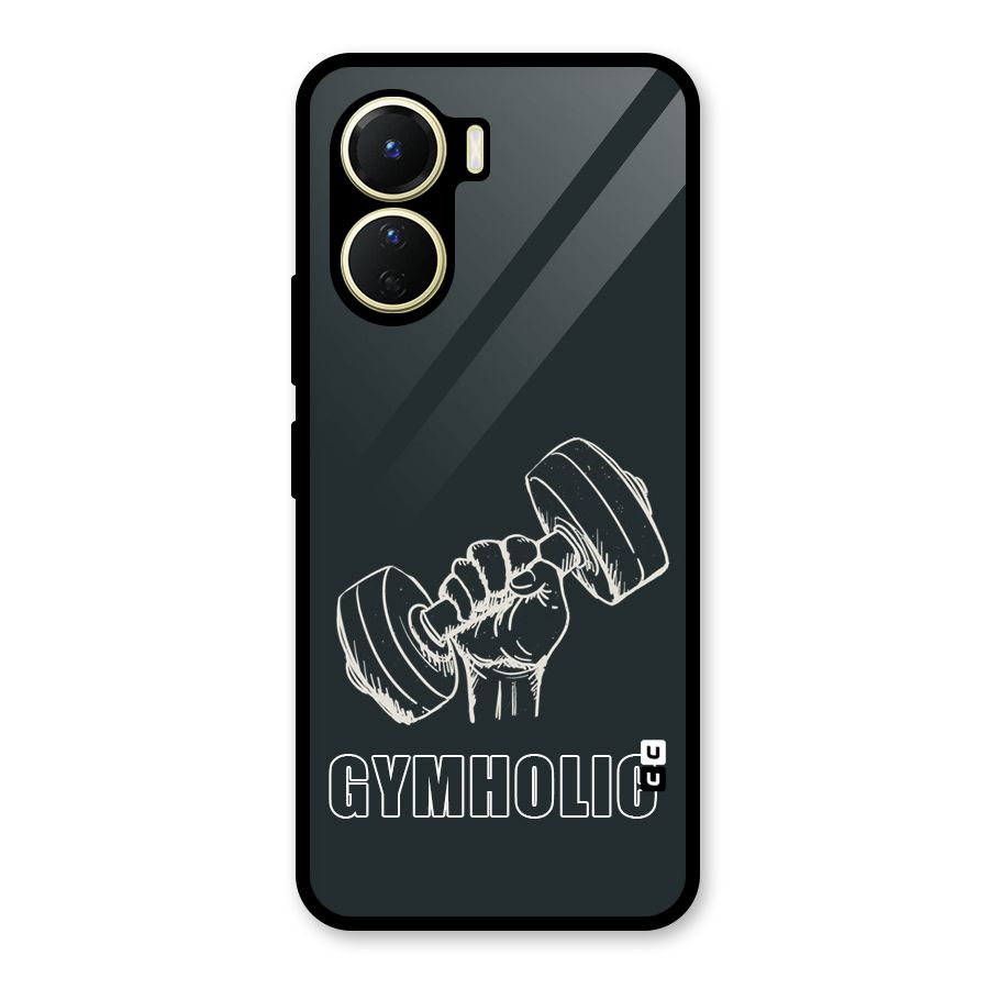 Gymholic Design Glass Back Case for Vivo Y56