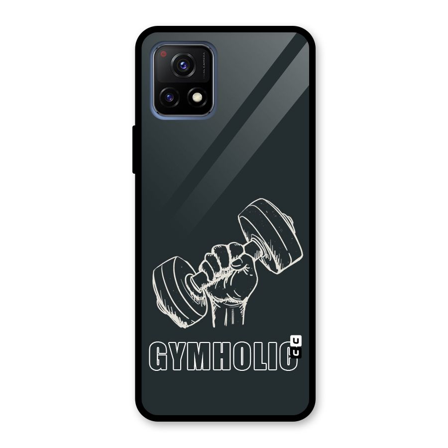 Gymholic Design Glass Back Case for Vivo Y72 5G