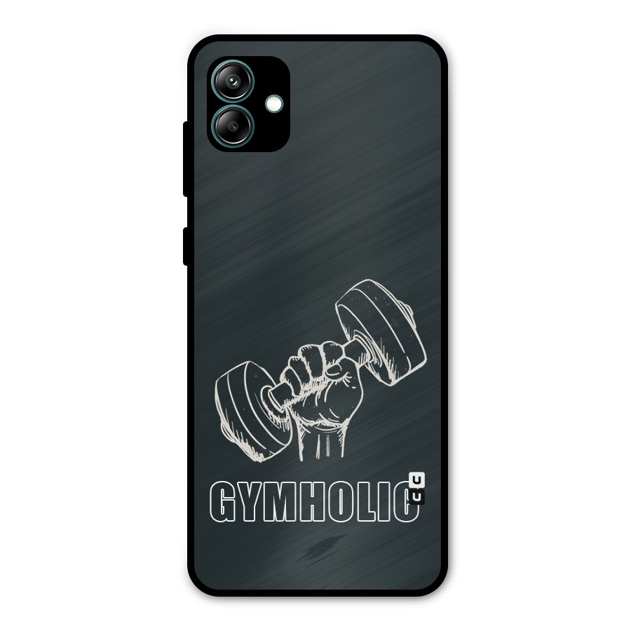 Gymholic Design Metal Back Case for Galaxy A04