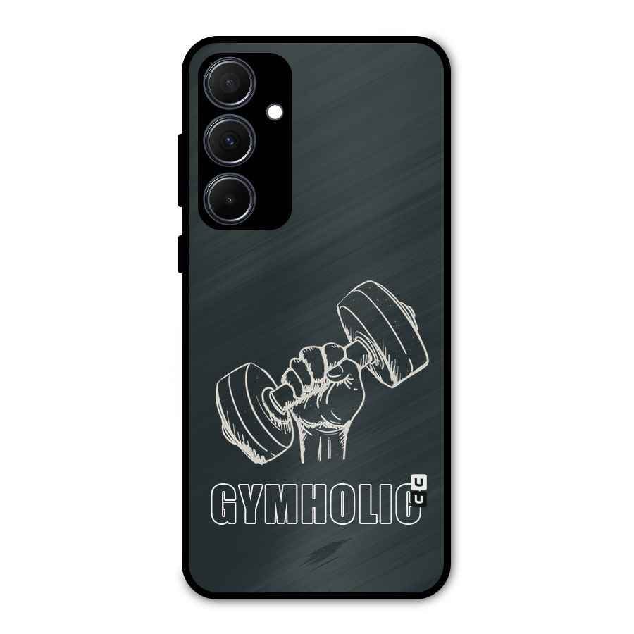 Gymholic Design Metal Back Case for Galaxy A35
