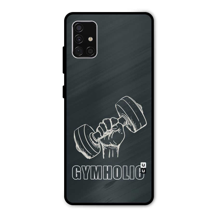 Gymholic Design Metal Back Case for Galaxy A51
