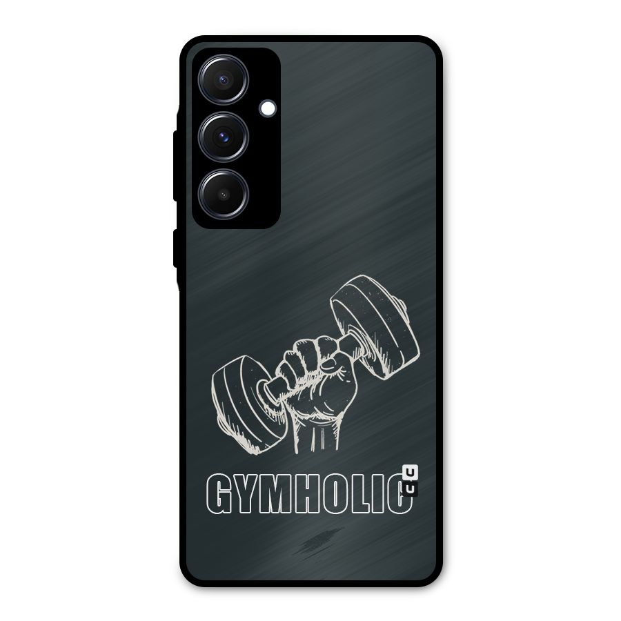 Gymholic Design Metal Back Case for Galaxy A55
