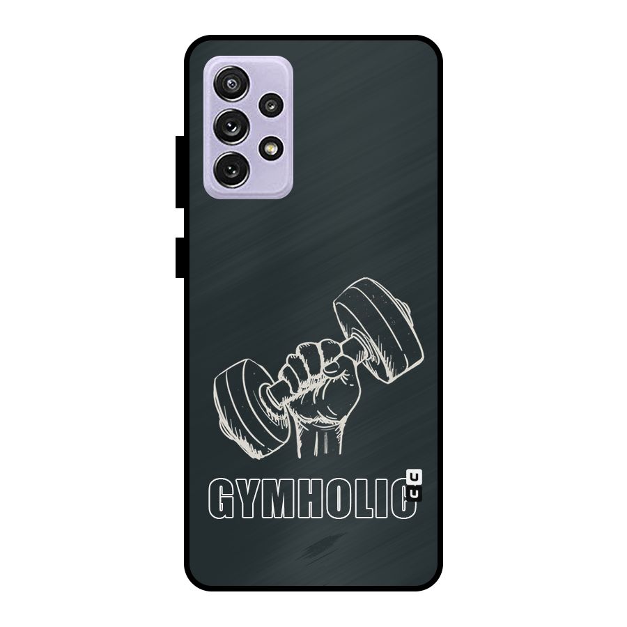 Gymholic Design Metal Back Case for Galaxy A72