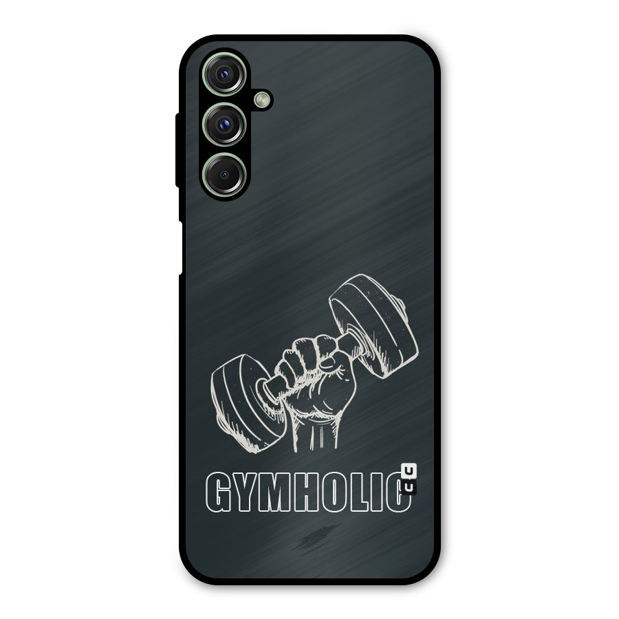 Gymholic Design Metal Back Case for Galaxy F34