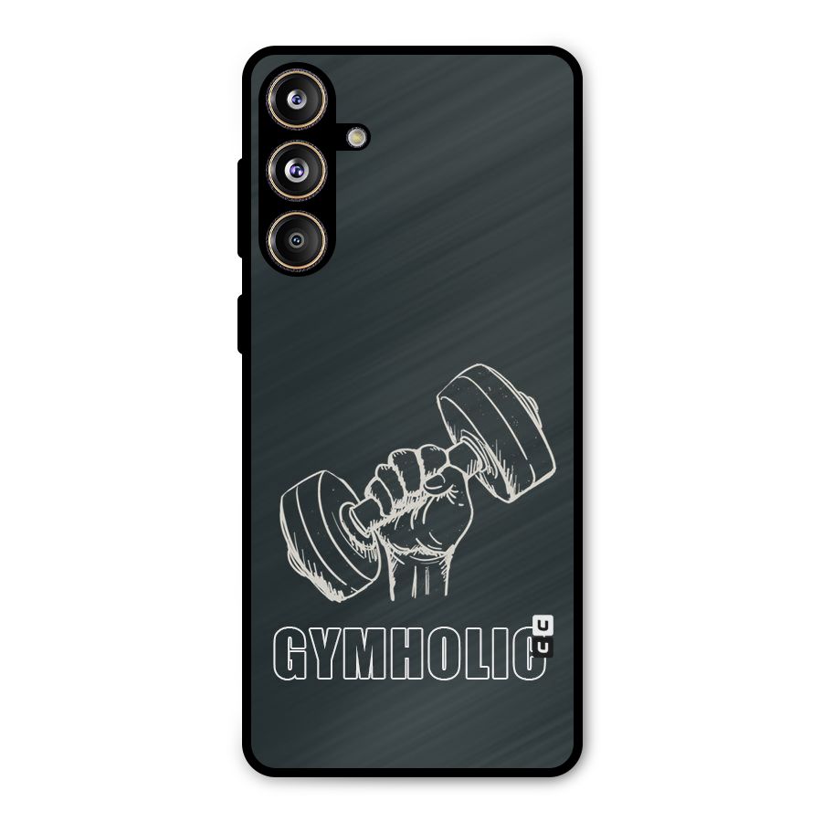 Gymholic Design Metal Back Case for Galaxy F55