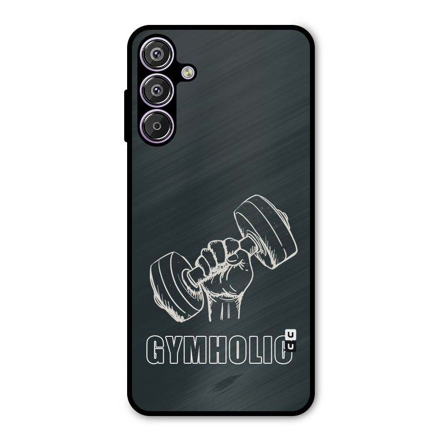 Gymholic Design Metal Back Case for Galaxy M15