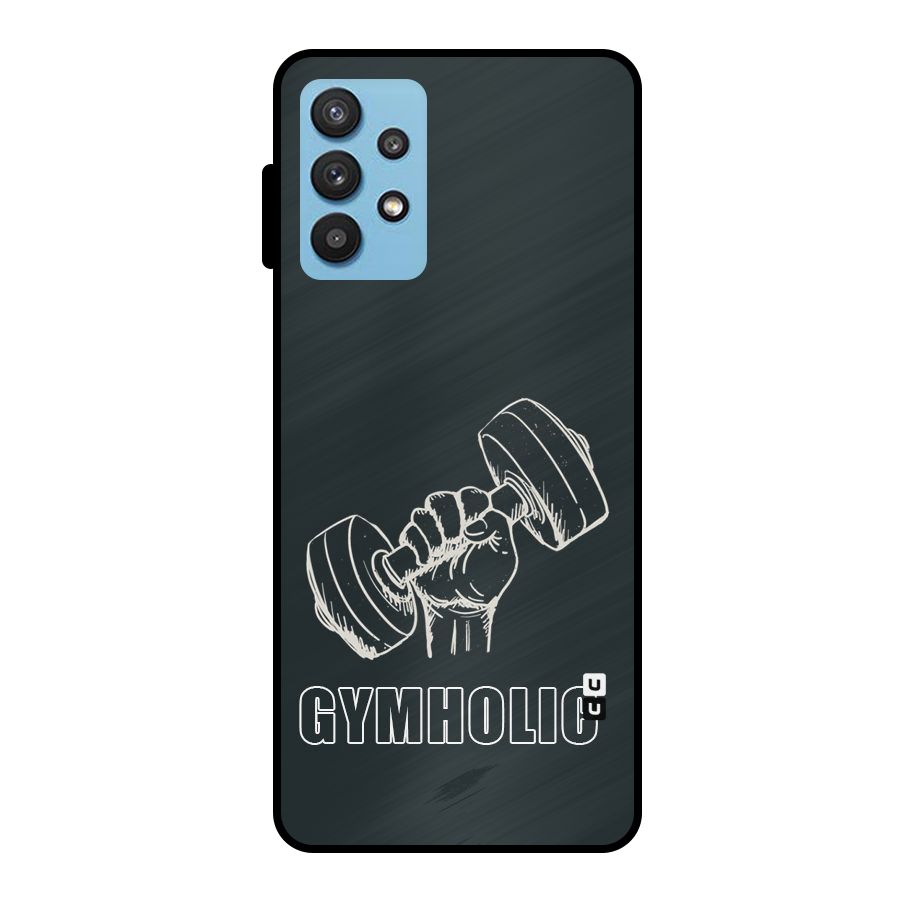 Gymholic Design Metal Back Case for Galaxy M32 5G