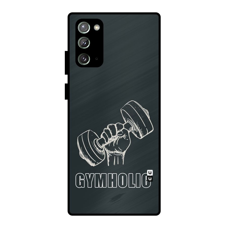 Gymholic Design Metal Back Case for Galaxy Note 20
