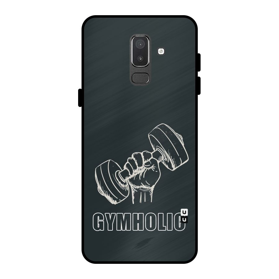 Gymholic Design Metal Back Case for Galaxy On8 (2018)