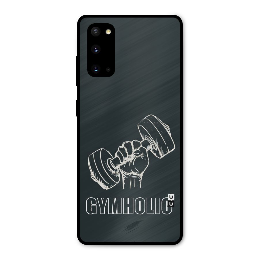 Gymholic Design Metal Back Case for Galaxy S20