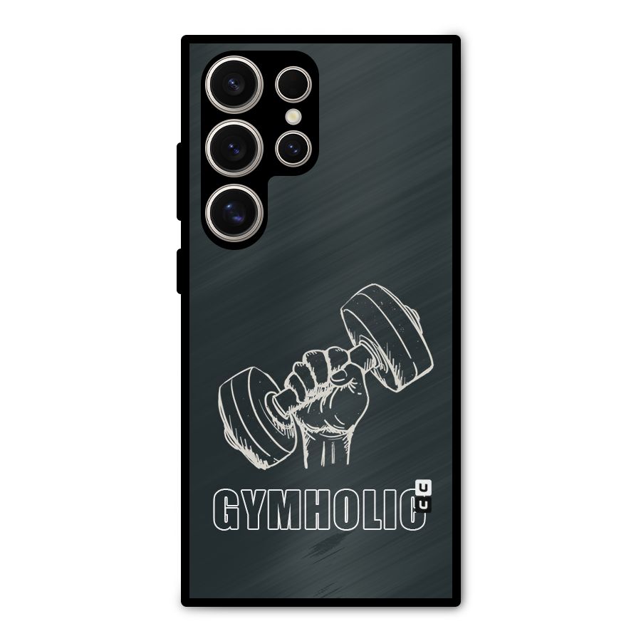 Gymholic Design Metal Back Case for Galaxy S24 Ultra