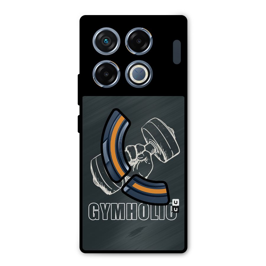 Gymholic Design Metal Back Case for Infinix GT 20 Pro