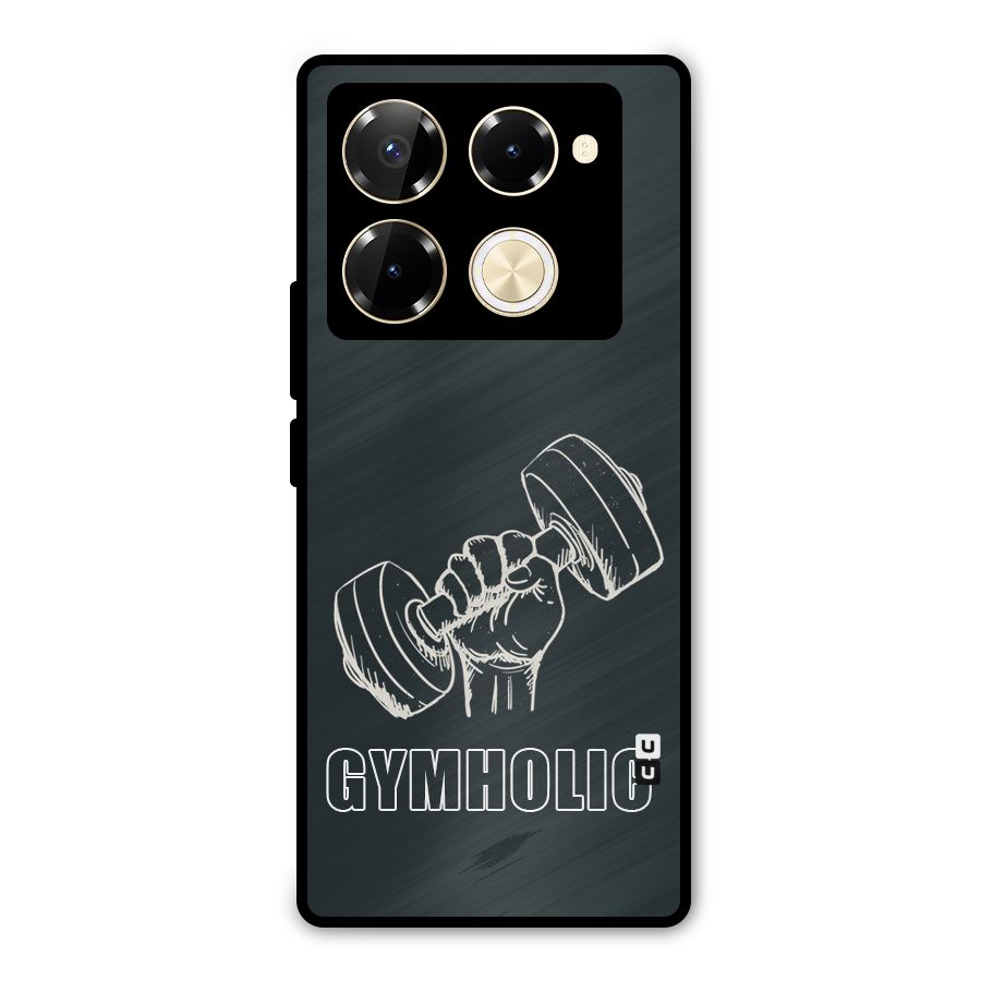 Gymholic Design Metal Back Case for Infinix Note 40 Pro Plus