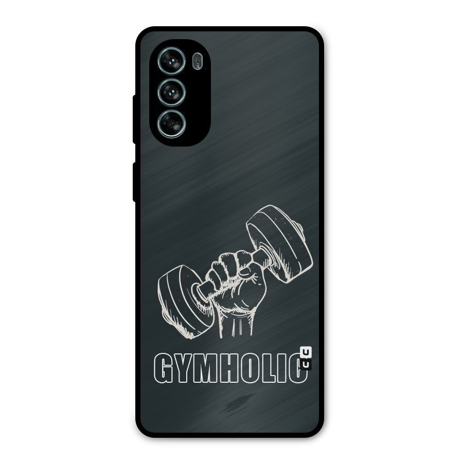 Gymholic Design Metal Back Case for Moto G62