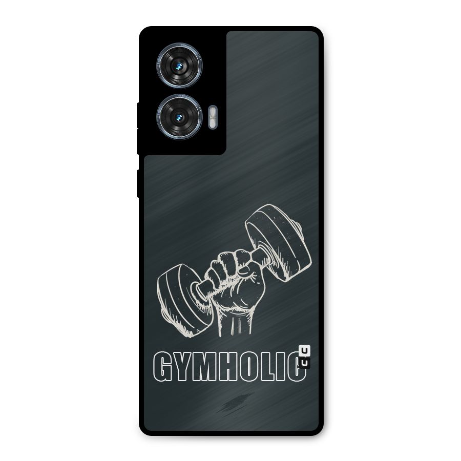 Gymholic Design Metal Back Case for Motorola Edge 50 Fusion