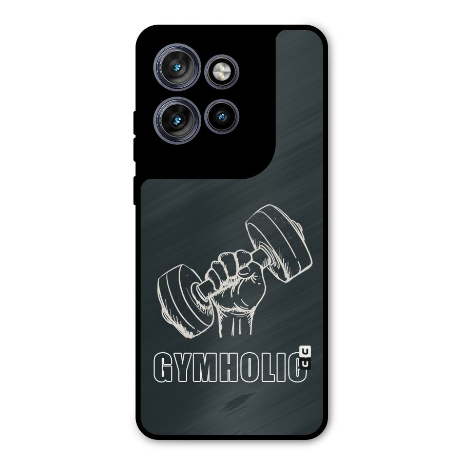 Gymholic Design Metal Back Case for Motorola Edge 50 Neo
