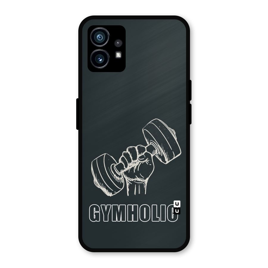 Gymholic Design Metal Back Case for Nothing Phone 1