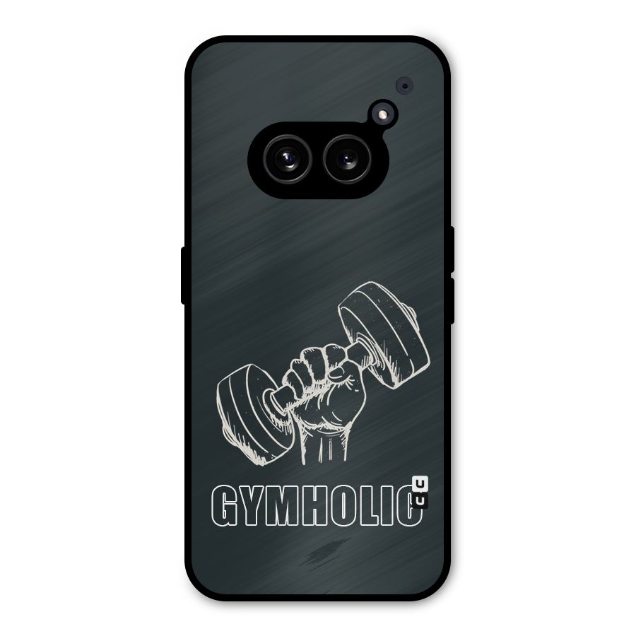 Gymholic Design Metal Back Case for Nothing Phone 2a Plus