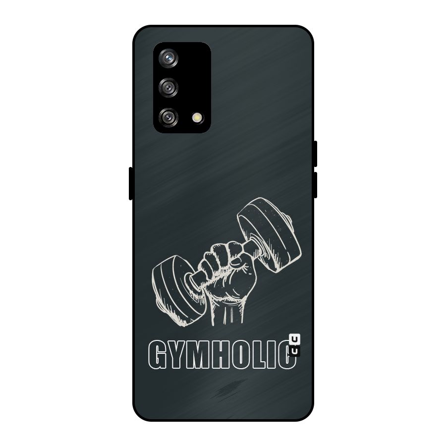 Gymholic Design Metal Back Case for Oppo F19
