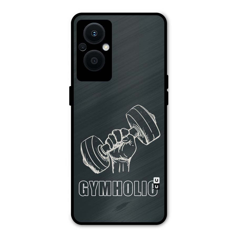 Gymholic Design Metal Back Case for Oppo F21 Pro 5G