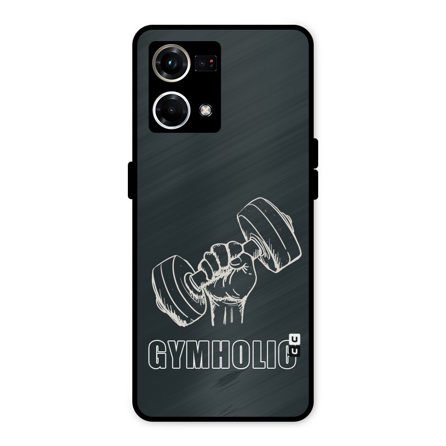 Gymholic Design Metal Back Case for Oppo F21s Pro 4G