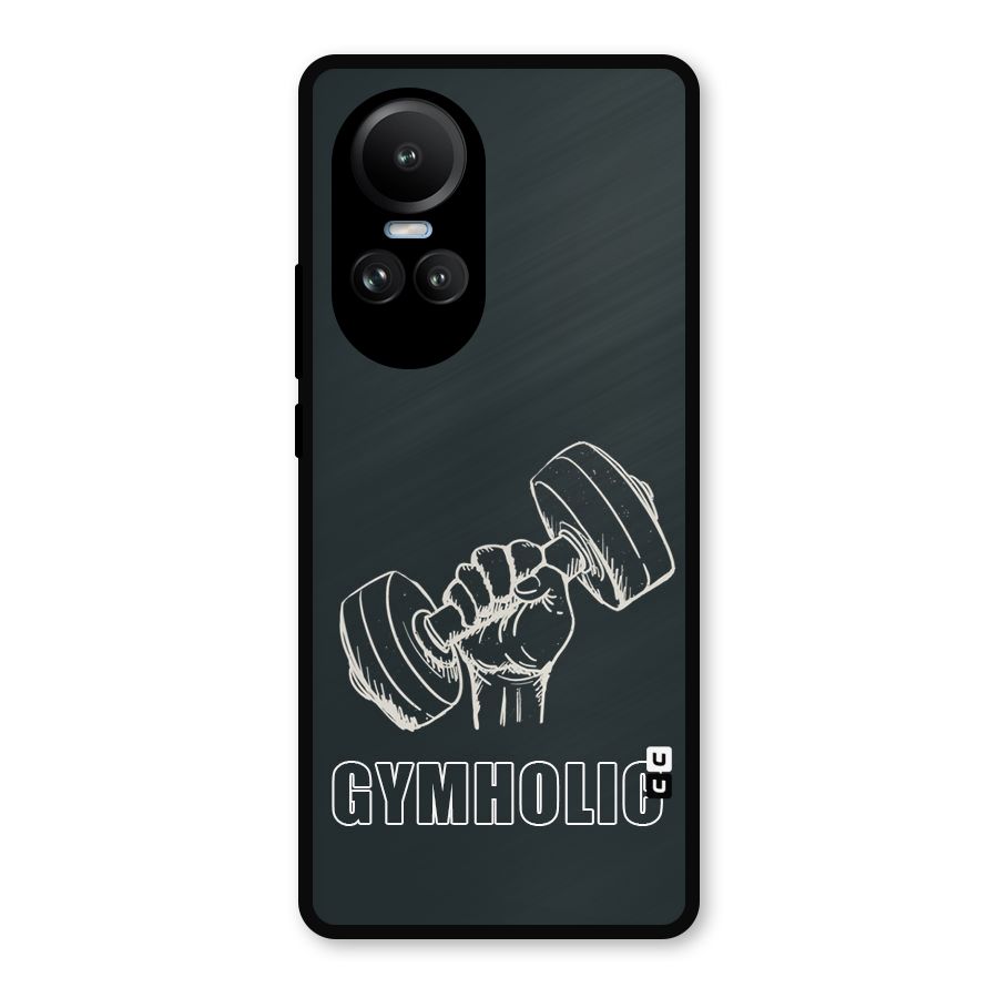 Gymholic Design Metal Back Case for Oppo Reno10