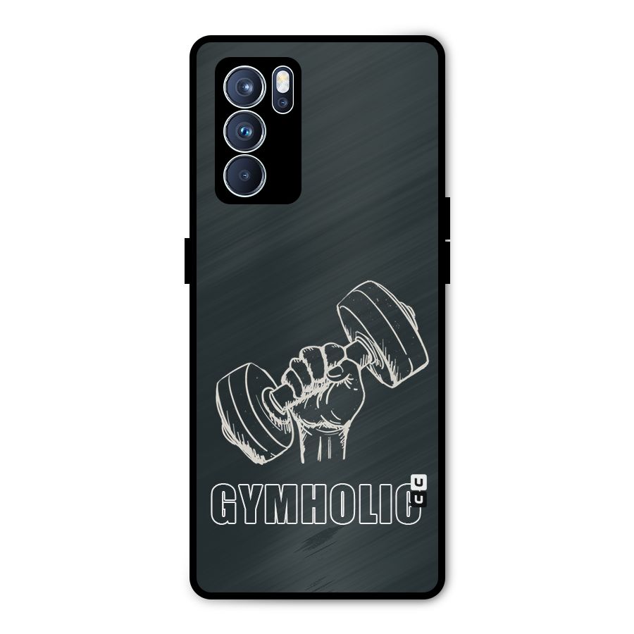 Gymholic Design Metal Back Case for Oppo Reno6 Pro 5G