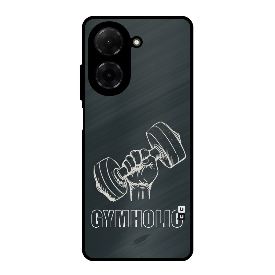 Gymholic Design Metal Back Case for Poco C71