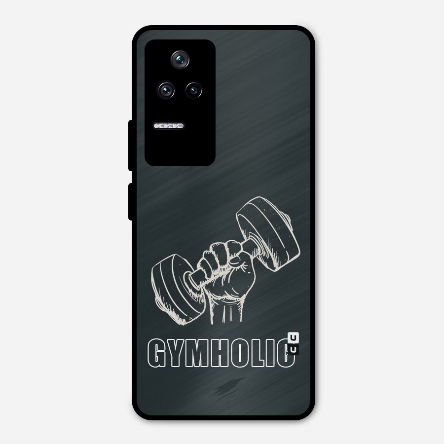 Gymholic Design Metal Back Case for Poco F4 5G