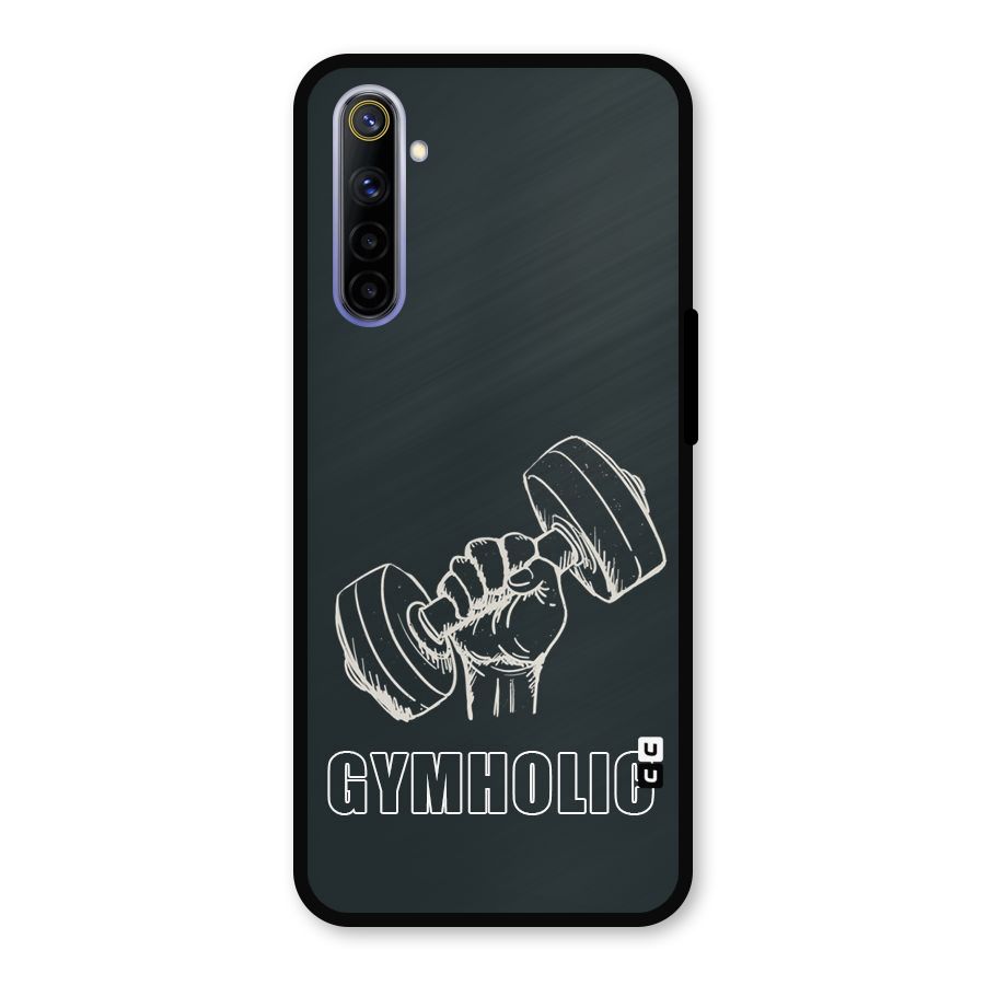 Gymholic Design Metal Back Case for Realme 6
