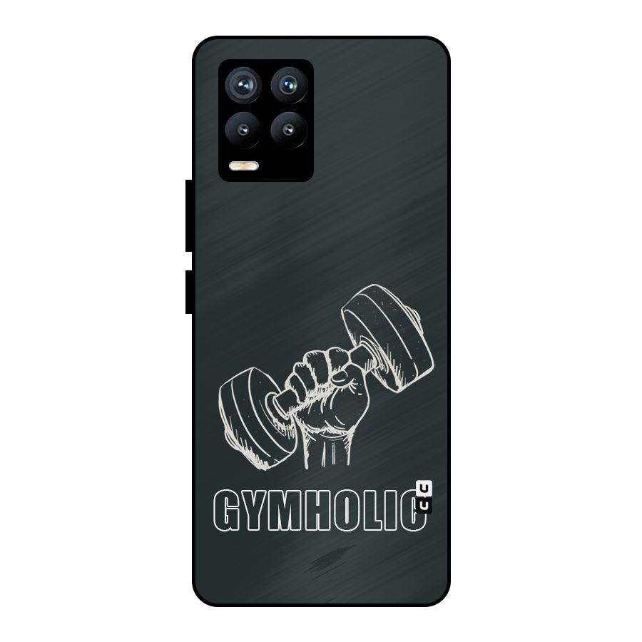 Gymholic Design Metal Back Case for Realme 8