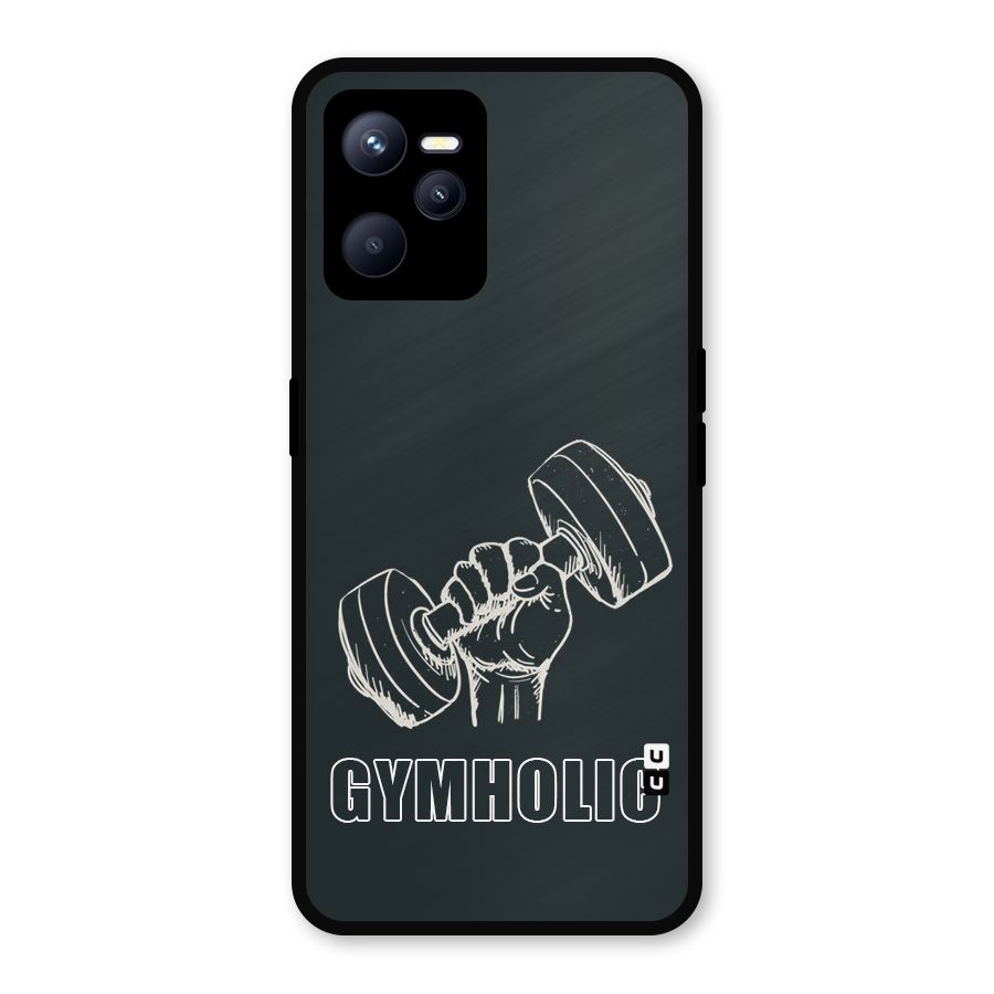 Gymholic Design Metal Back Case for Realme C35