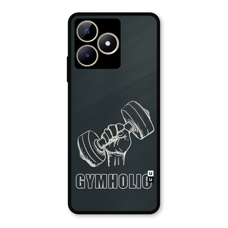 Gymholic Design Metal Back Case for Realme C53
