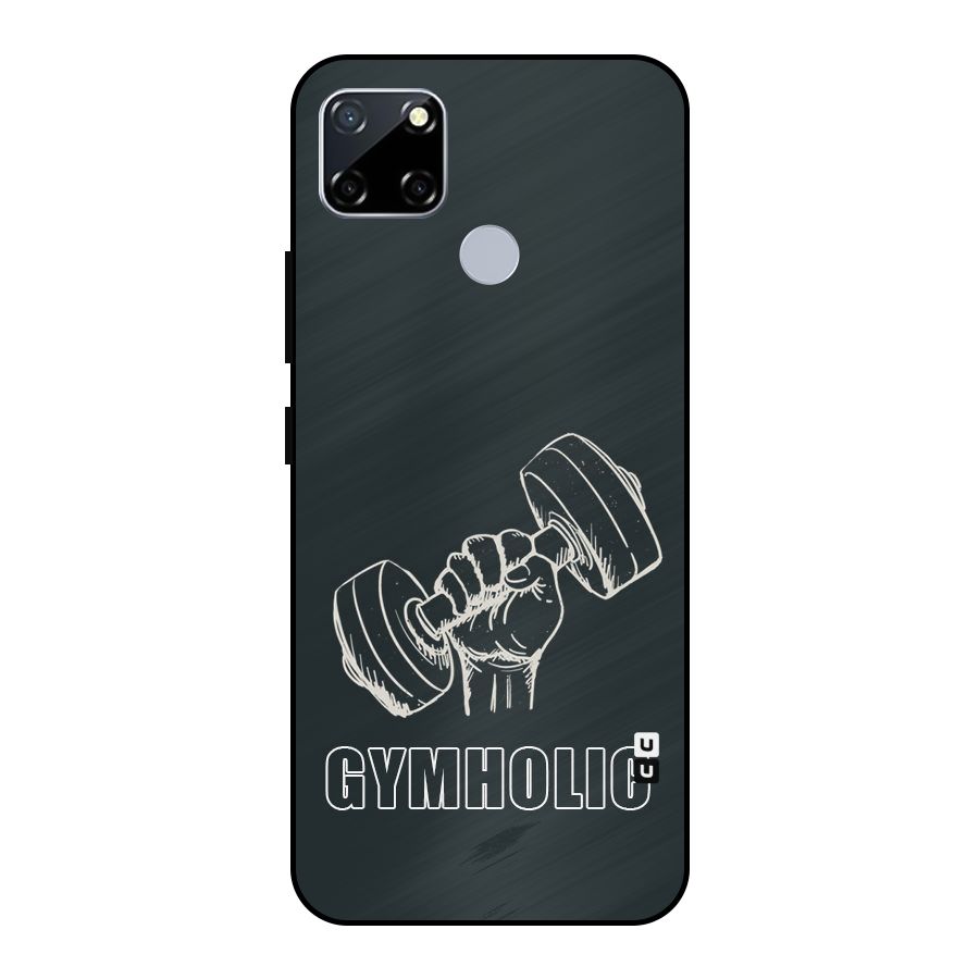Gymholic Design Metal Back Case for Realme Narzo 20