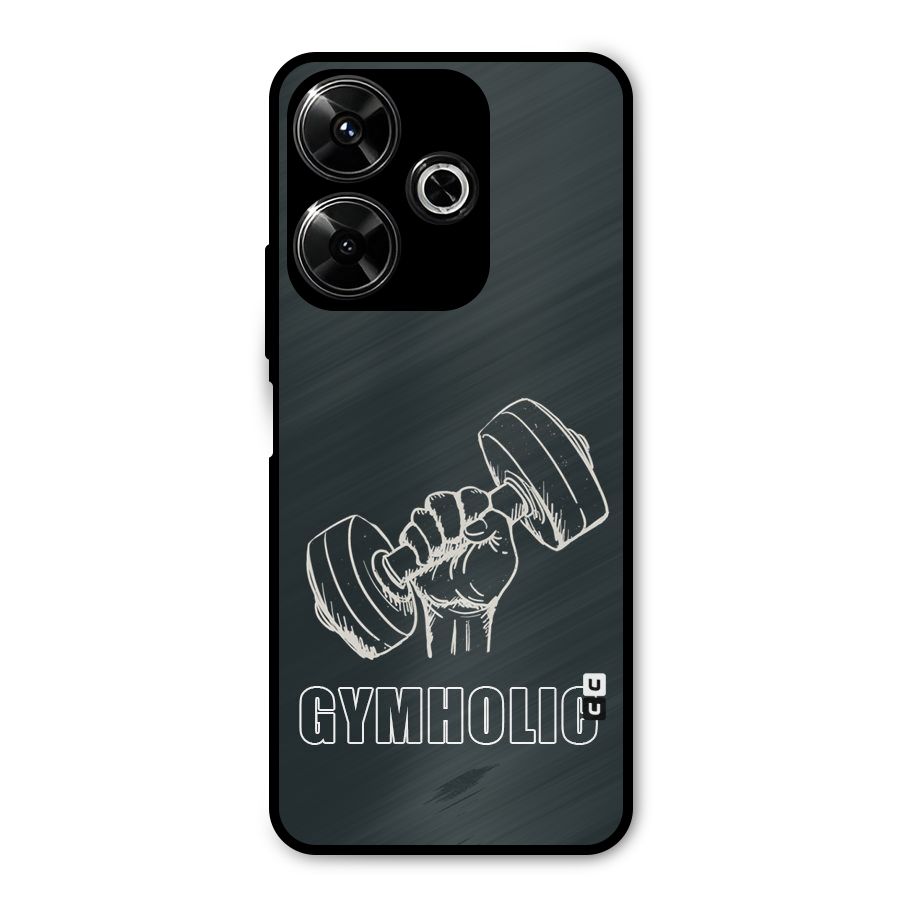 Gymholic Design Metal Back Case for Redmi 13 5G