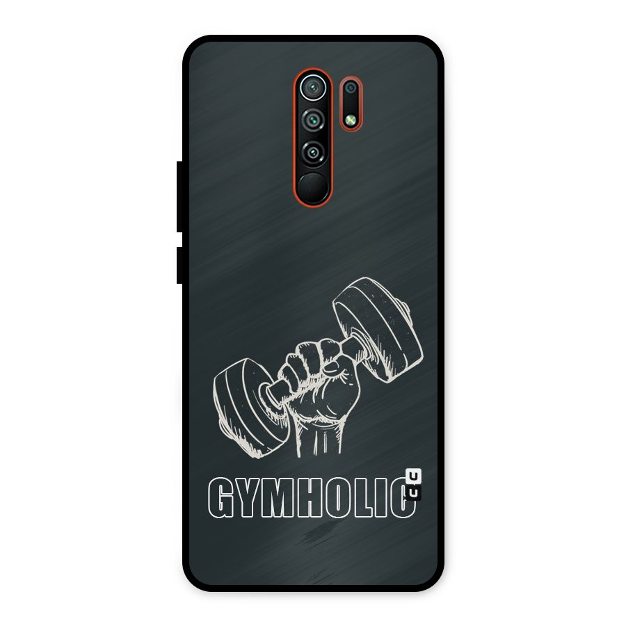 Gymholic Design Metal Back Case for Redmi 9 Prime