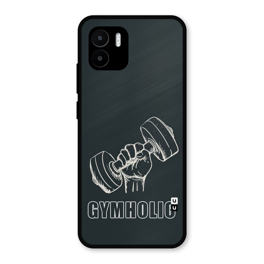 Gymholic Design Metal Back Case for Redmi A2