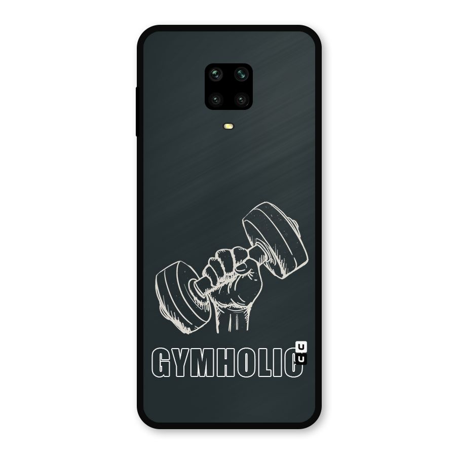 Gymholic Design Metal Back Case for Redmi Note 10 Lite