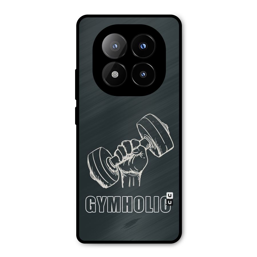 Gymholic Design Metal Back Case for Redmi Note 14 Pro Plus 5G