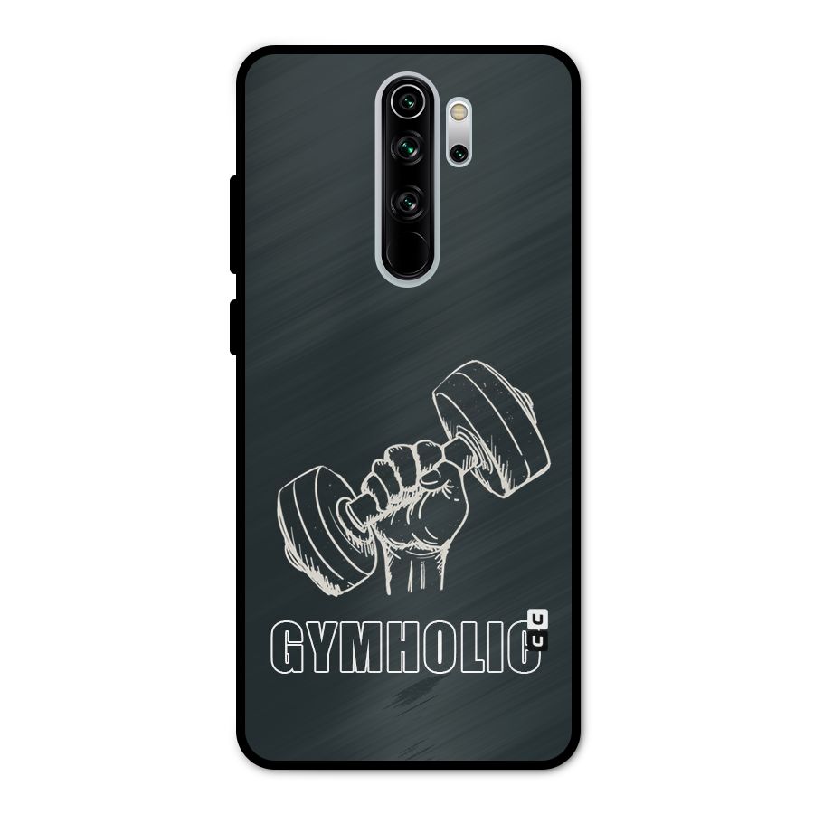 Gymholic Design Metal Back Case for Redmi Note 8 Pro