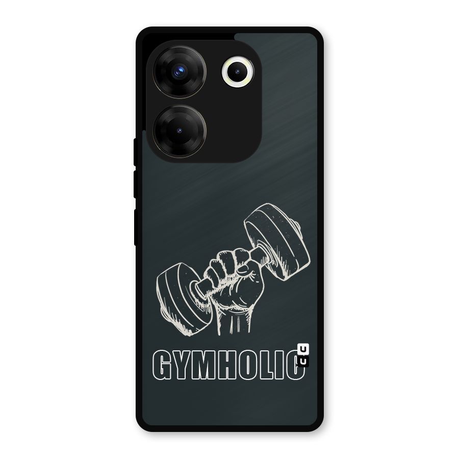 Gymholic Design Metal Back Case for Tecno Camon 20